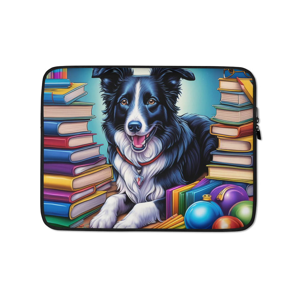 PugMug Custom Border Collie Laptop Sleeve