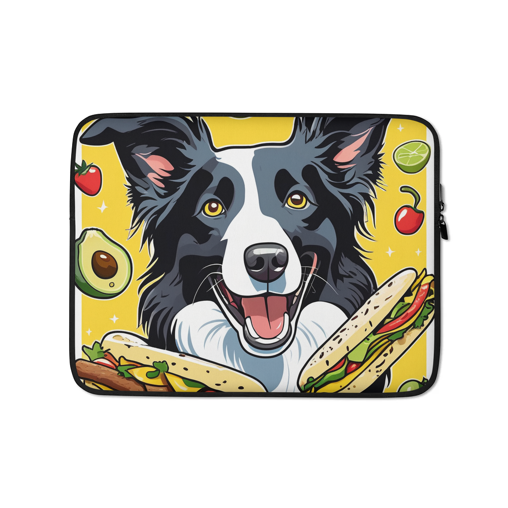 PugMug Custom Border Collie Laptop Sleeve