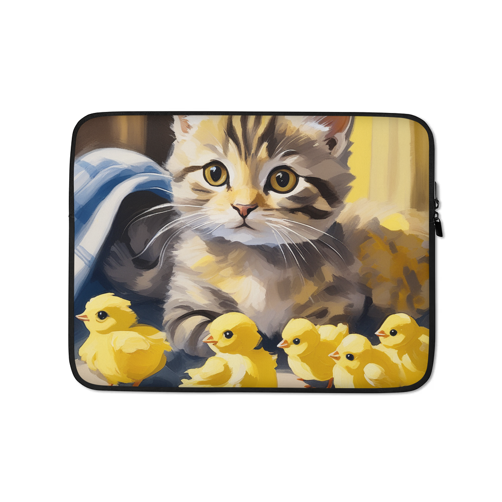 PugMug Custom Tabby Scottish Fold Cat Laptop Sleeve