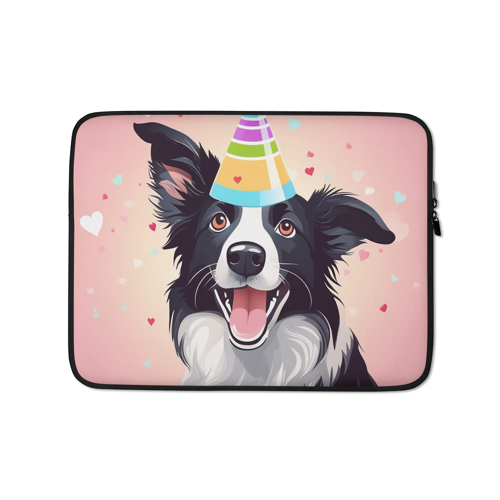 PugMug Custom Border Collie Laptop Sleeve