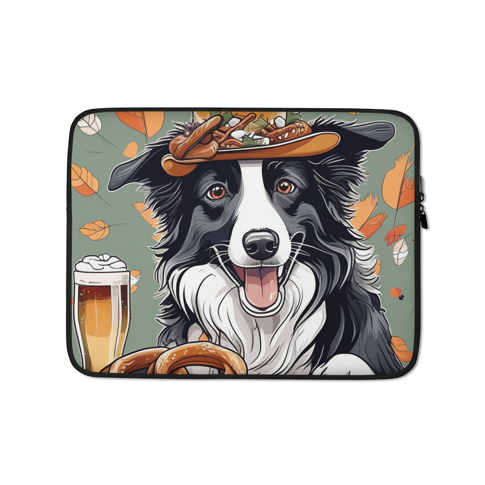 PugMug Custom Border Collie Laptop Sleeve