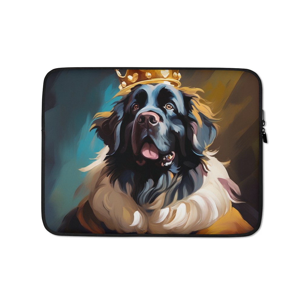 PugMug Custom Newfoundland Laptop Sleeve
