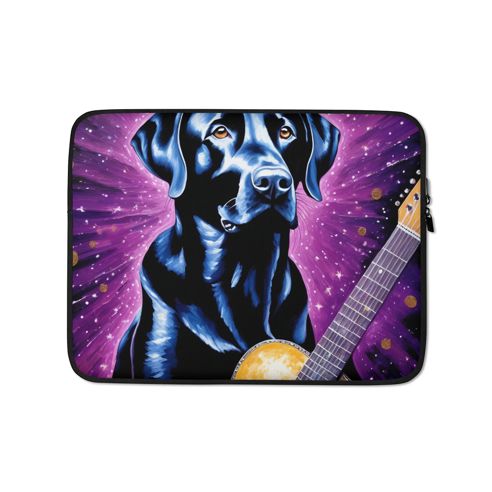PugMug Custom Black Labrador Retriever Laptop Sleeve