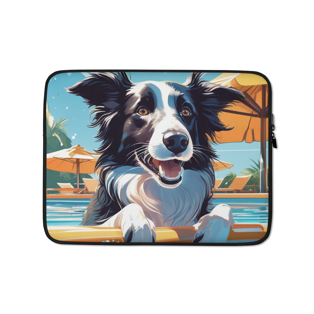 PugMug Custom Border Collie Laptop Sleeve