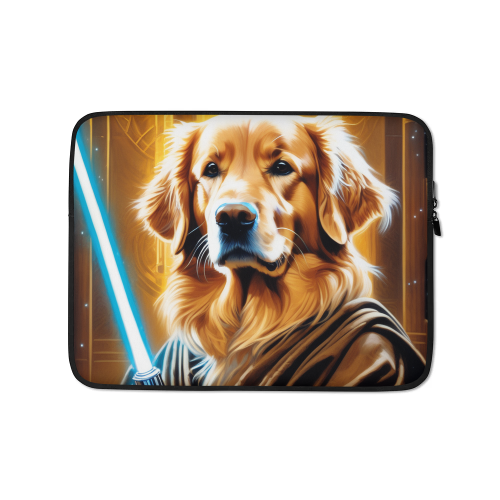 PugMug Custom Golden Retriever Laptop Sleeve