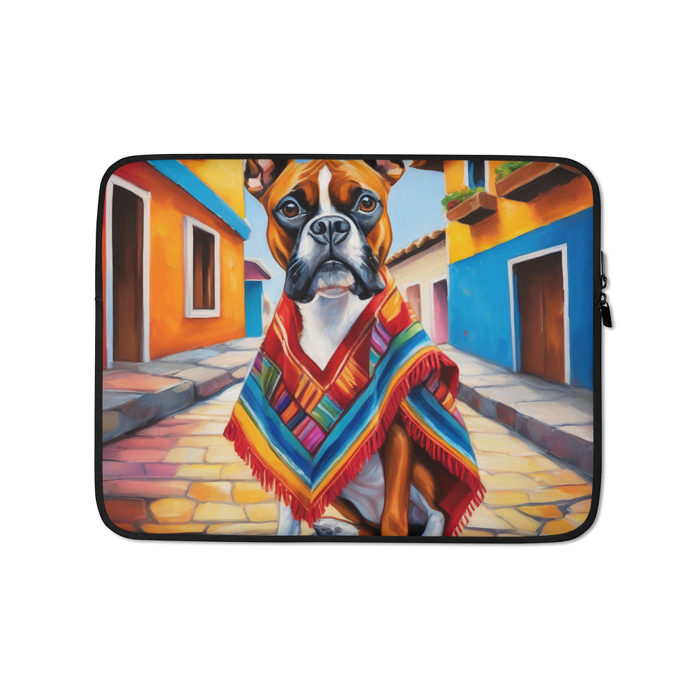 PugMug Custom Boxer Dog Laptop Sleeve
