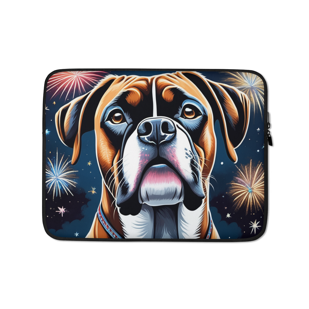 PugMug Custom Boxer Dog Laptop Sleeve