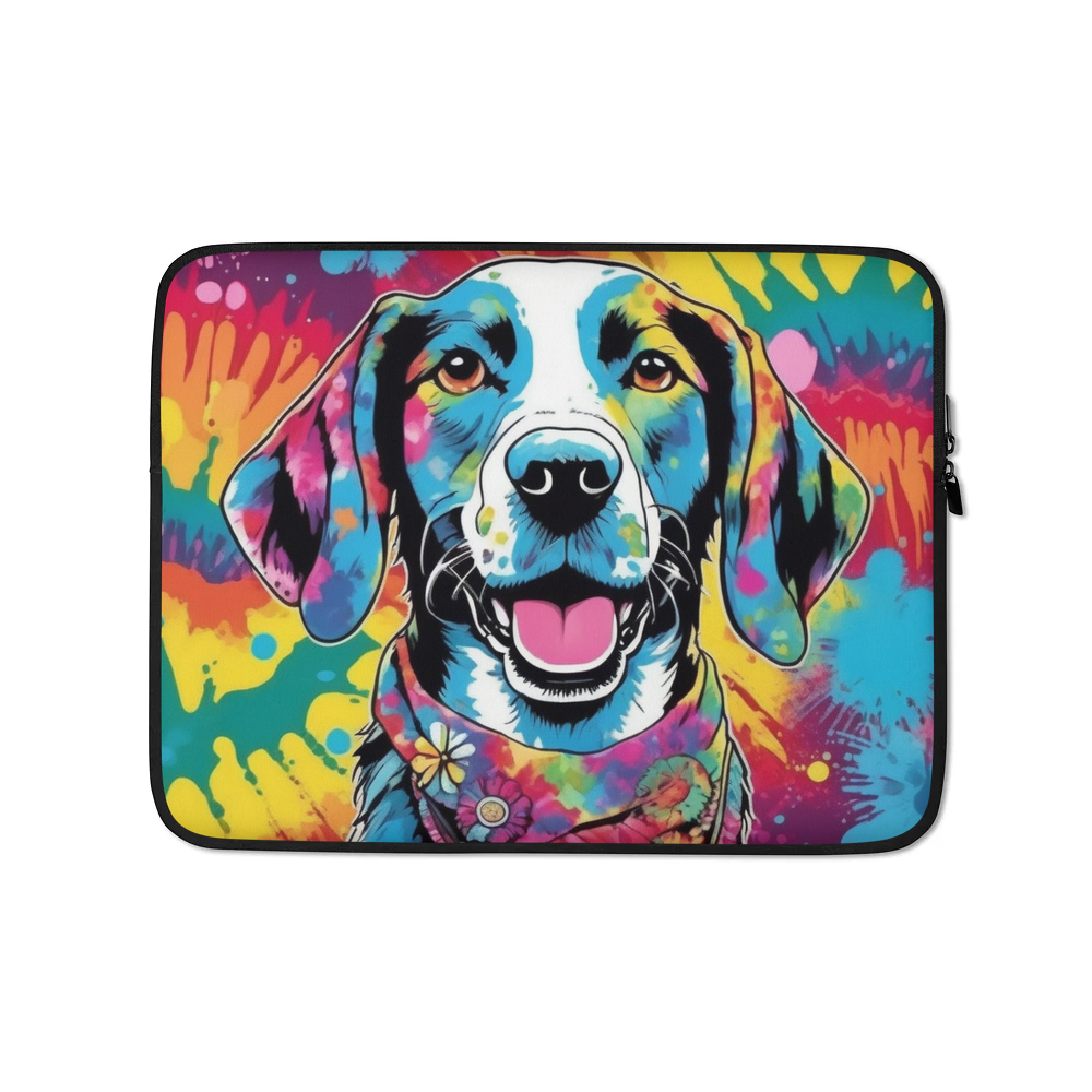 PugMug Custom Pointer Dog Laptop Sleeve