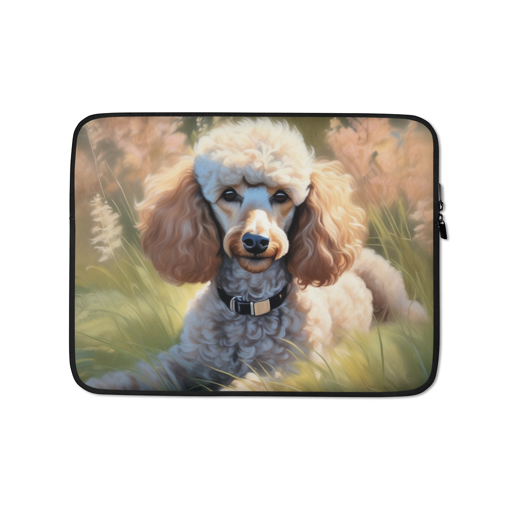 PugMug Custom Tan Poodle Laptop Sleeve