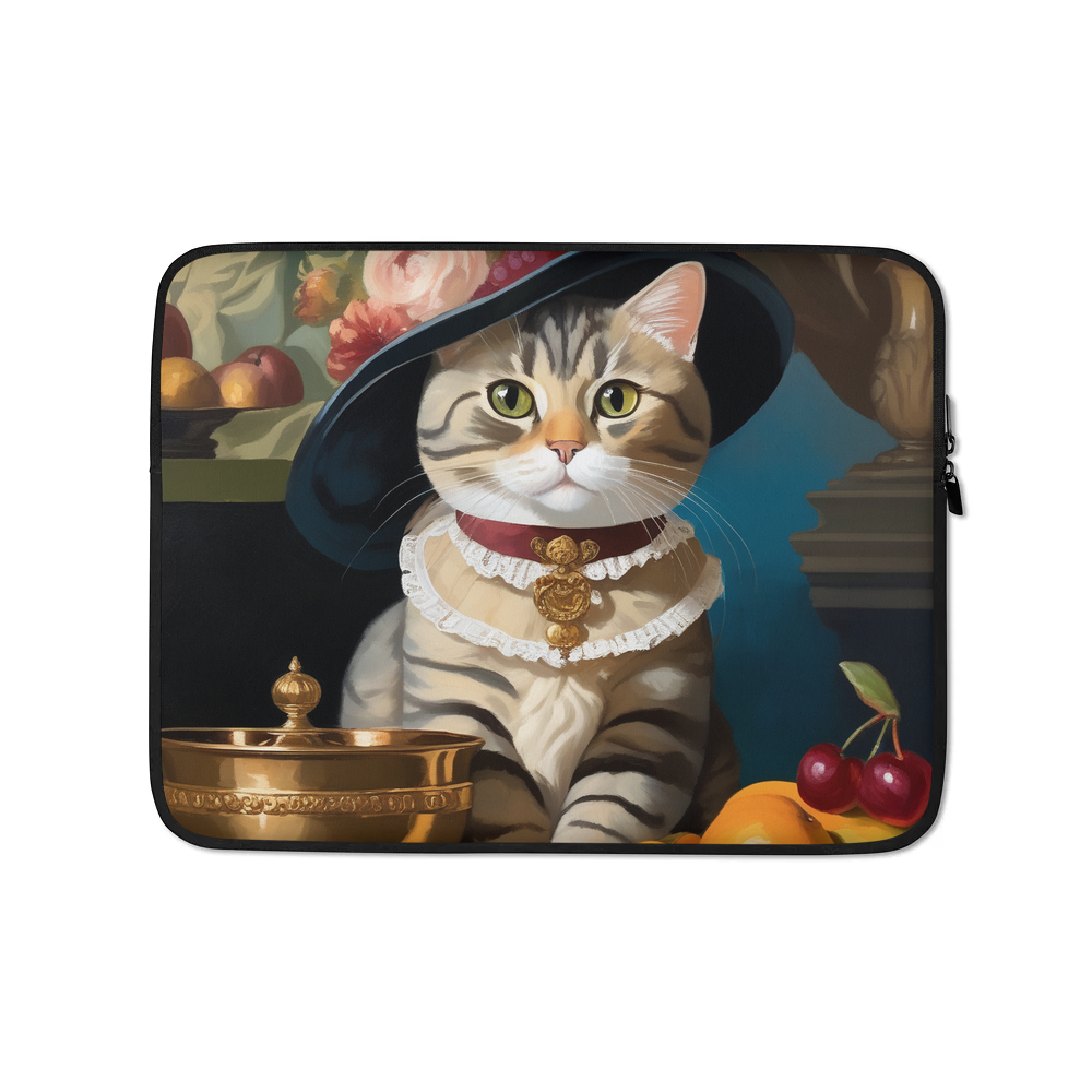 PugMug Custom Tabby British Shorthair Cat Laptop Sleeve