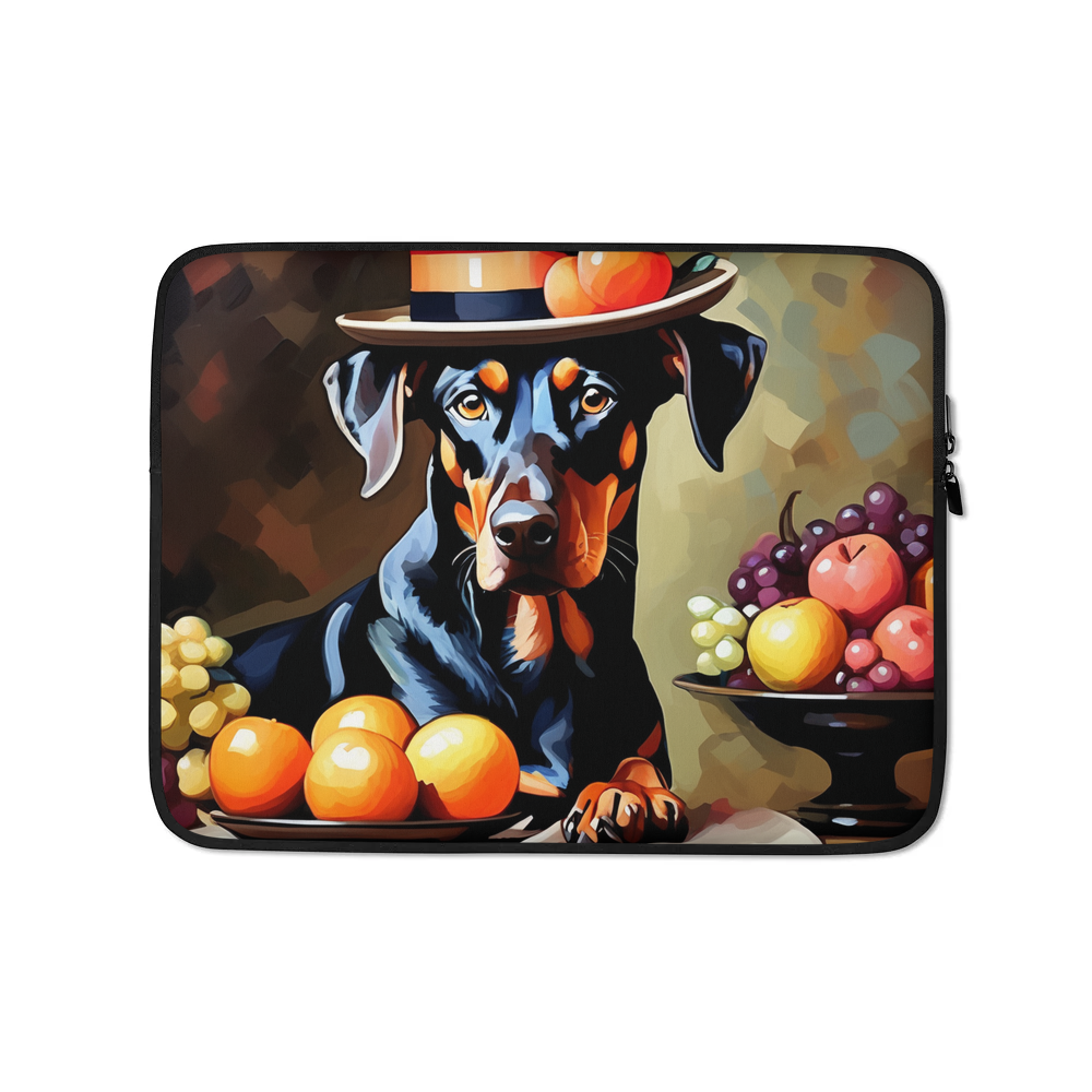 PugMug Custom Doberman Pinscher Laptop Sleeve