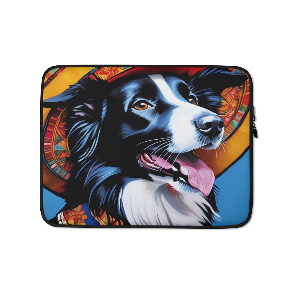 PugMug Custom Border Collie Laptop Sleeve