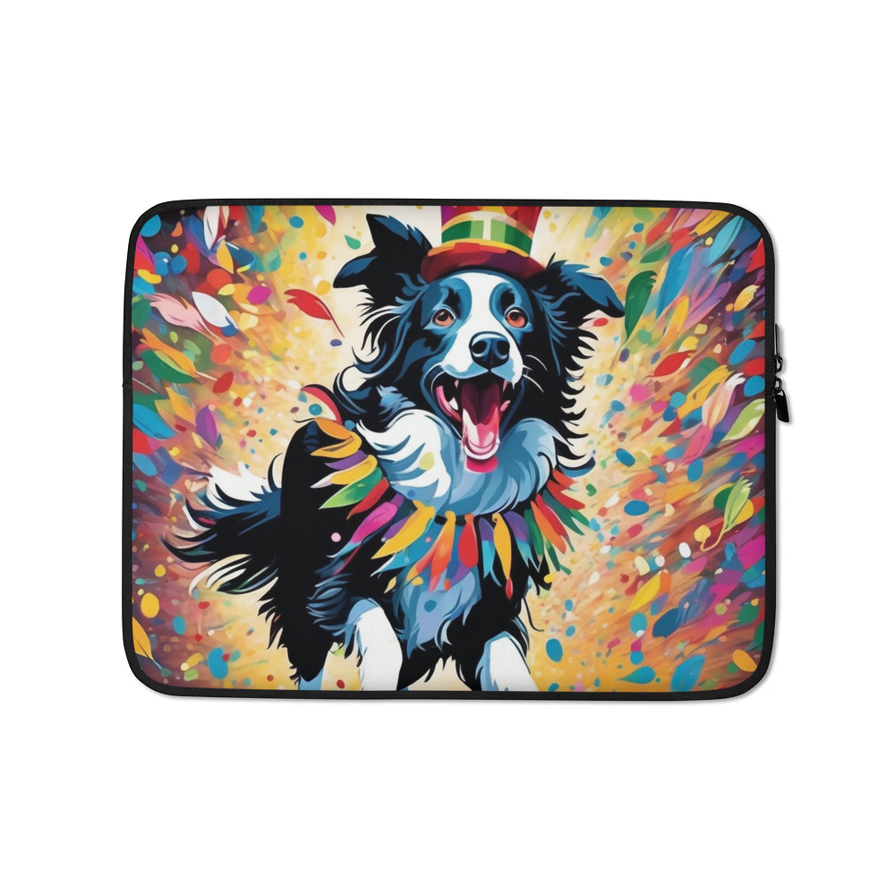 PugMug Custom Border Collie Laptop Sleeve