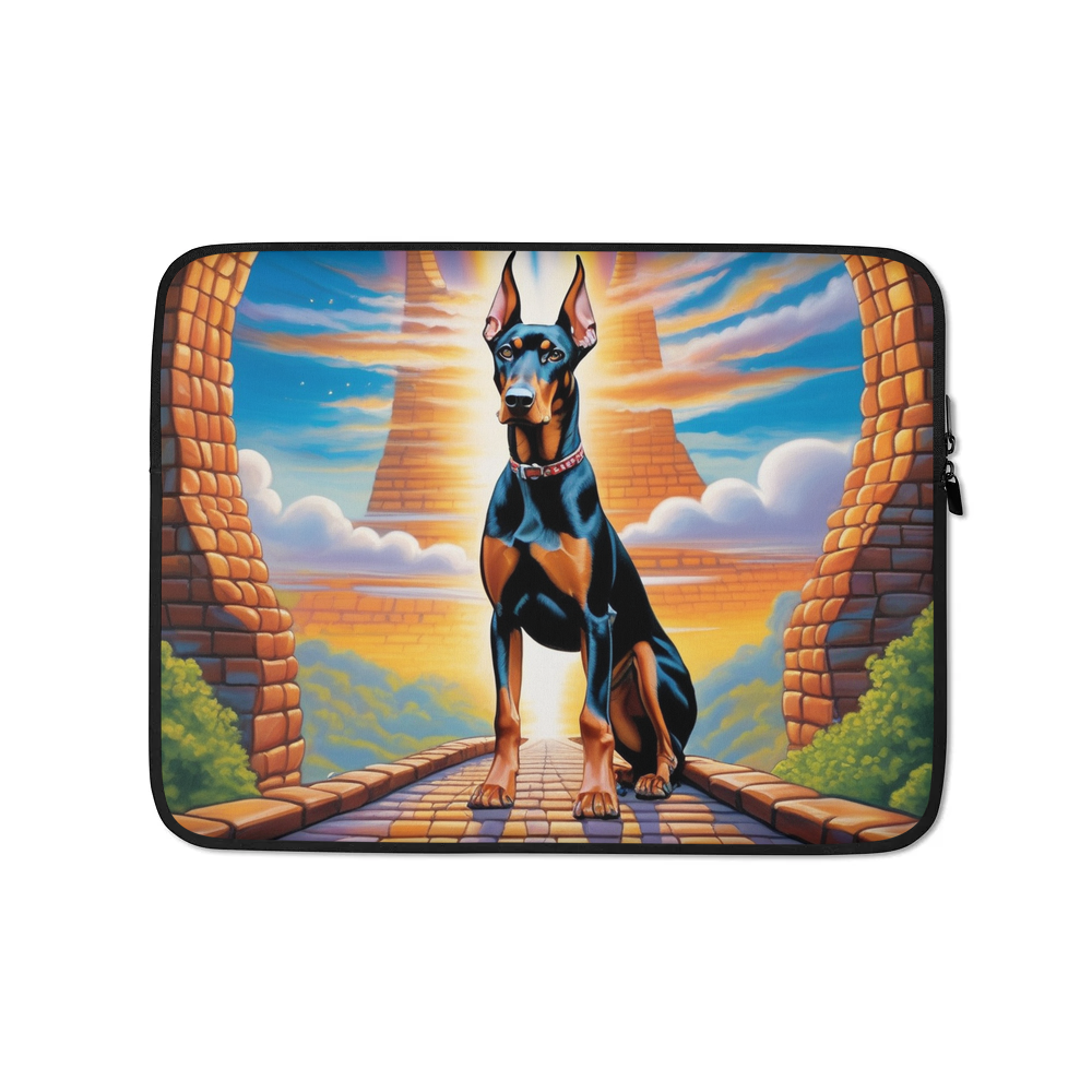PugMug Custom Doberman Pinscher Laptop Sleeve