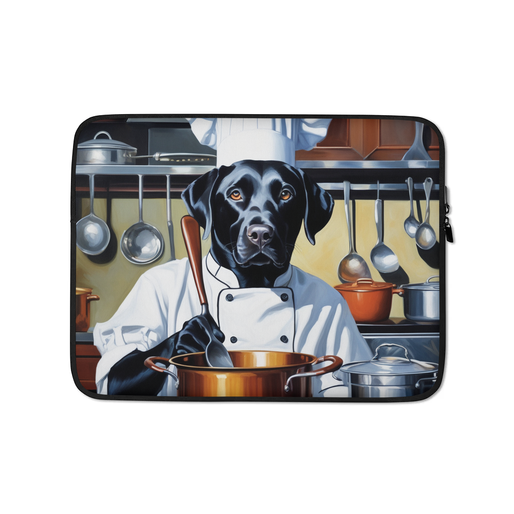 PugMug Custom Black Labrador Retriever Laptop Sleeve