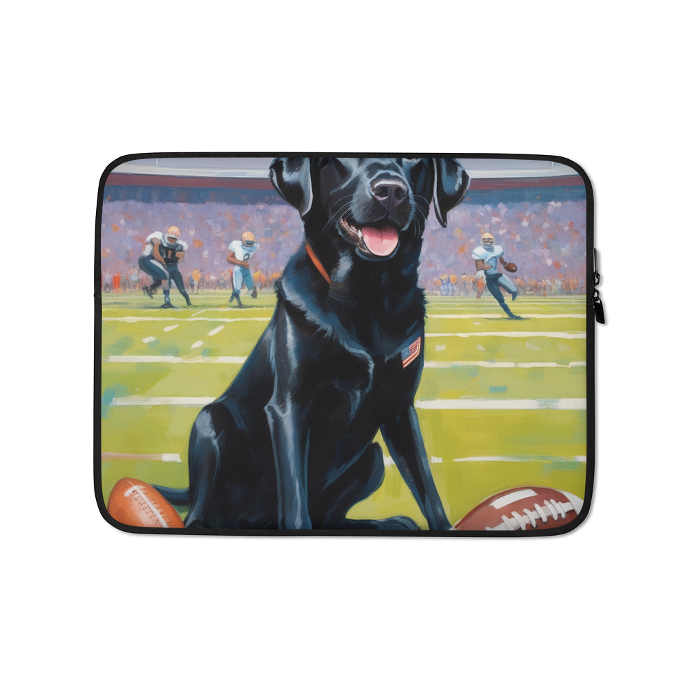 PugMug Custom Black Labrador Retriever Laptop Sleeve
