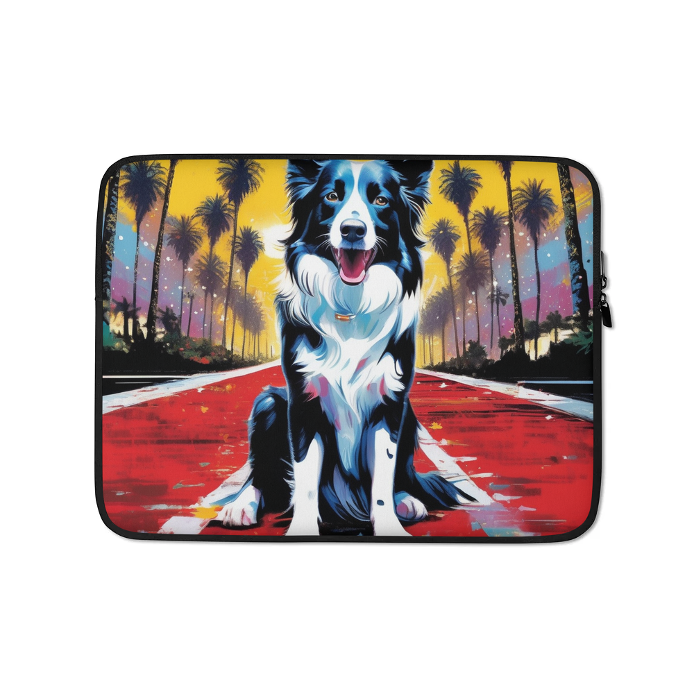 PugMug Custom Border Collie Laptop Sleeve