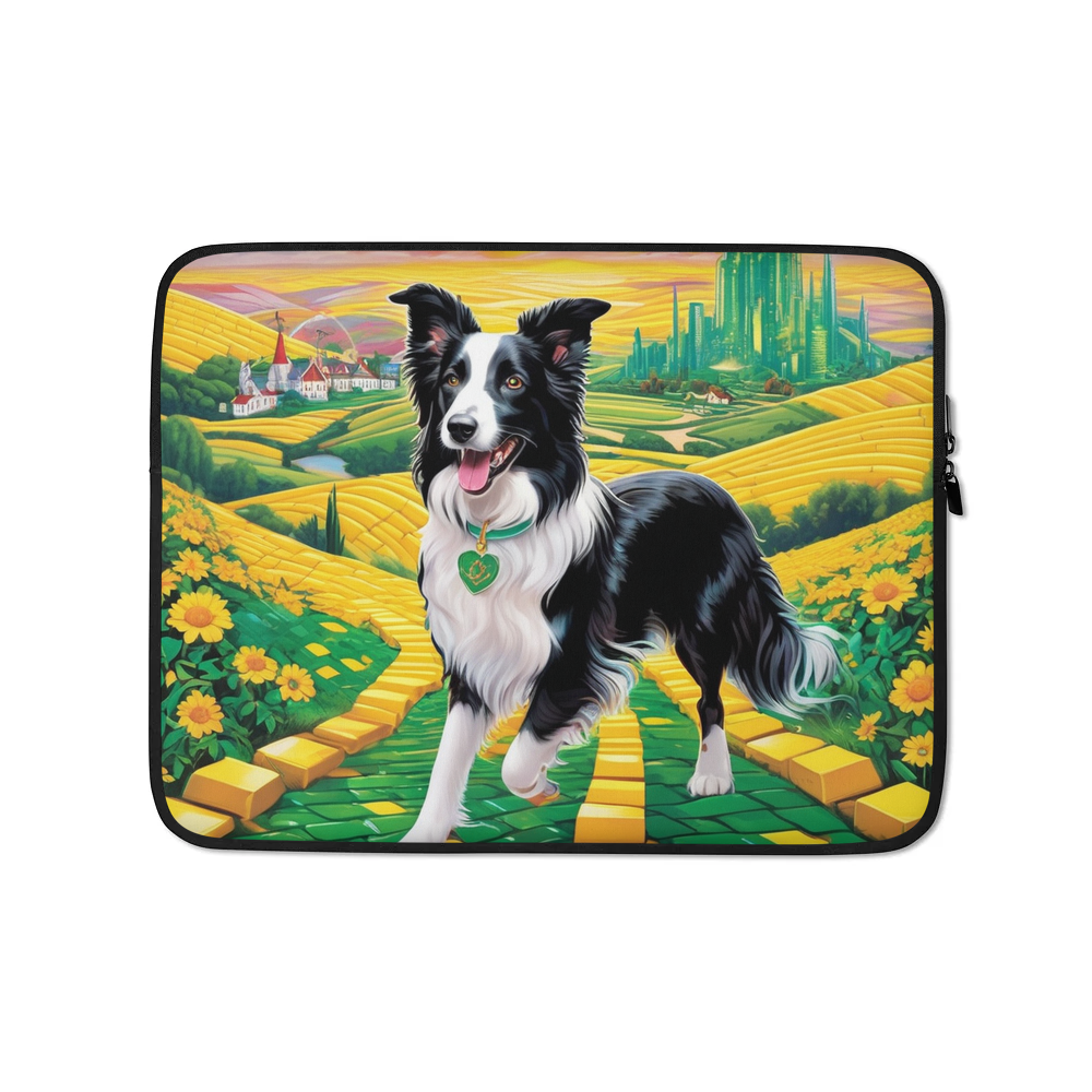 PugMug Custom Border Collie Laptop Sleeve