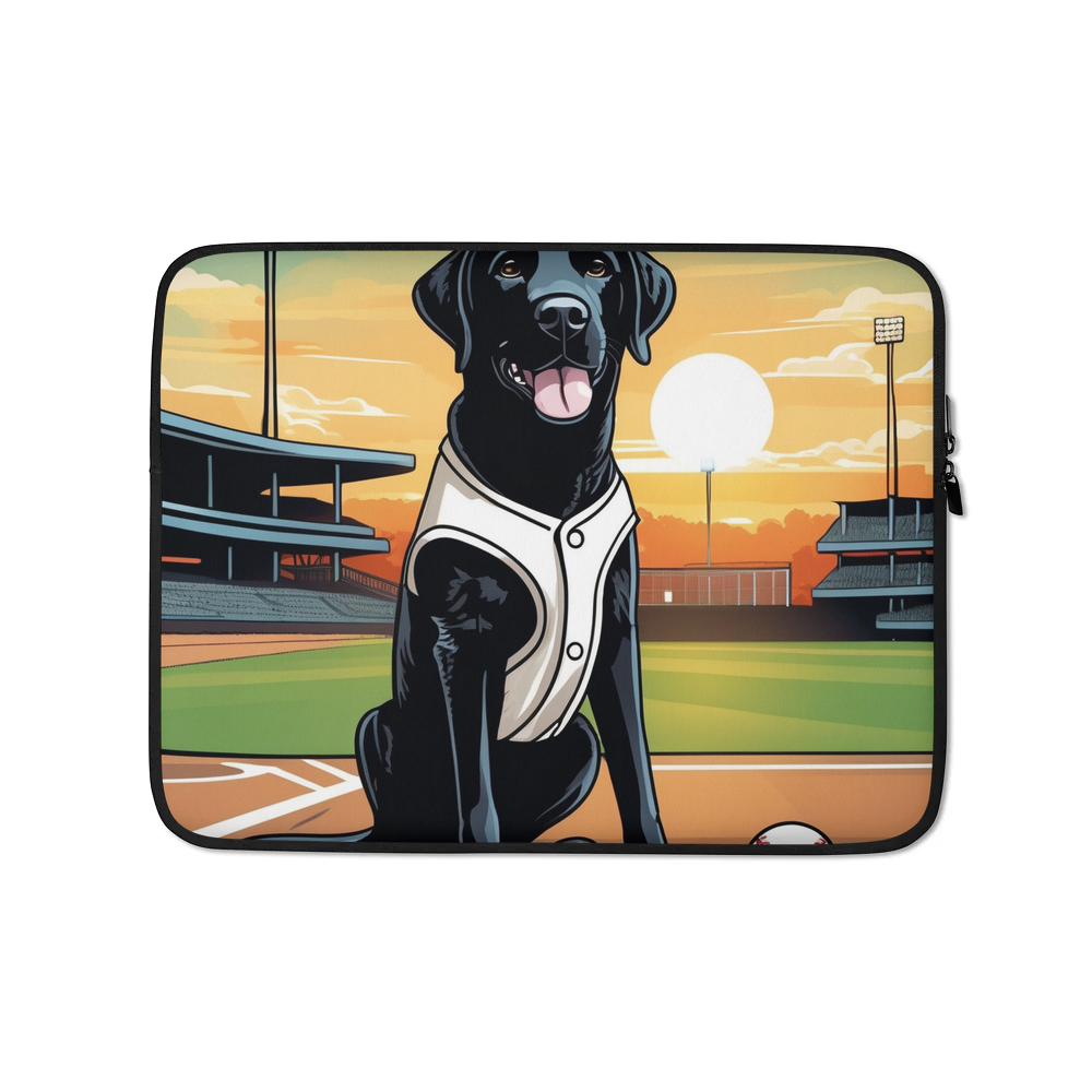 PugMug Custom Black Labrador Retriever Laptop Sleeve