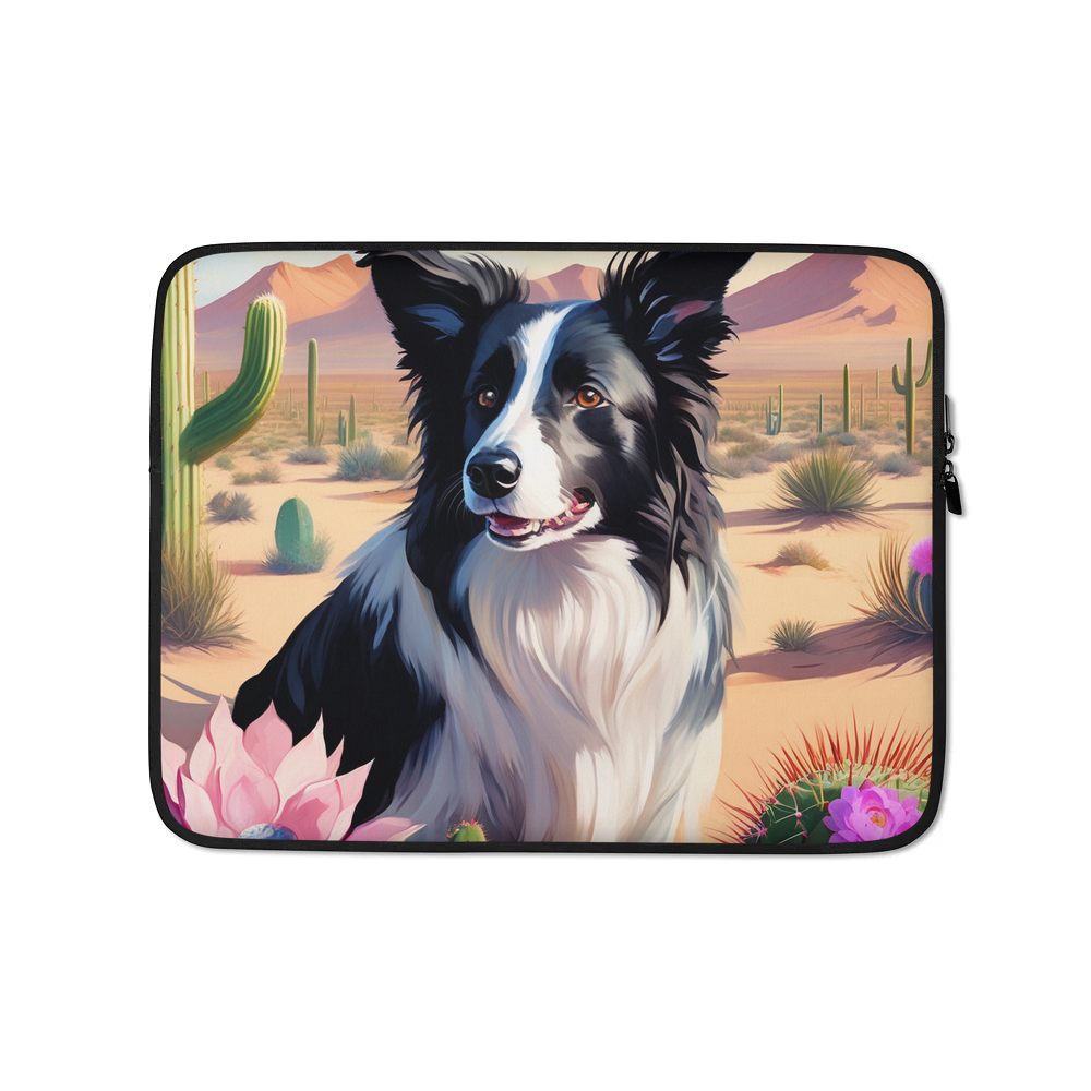 PugMug Custom Border Collie Laptop Sleeve