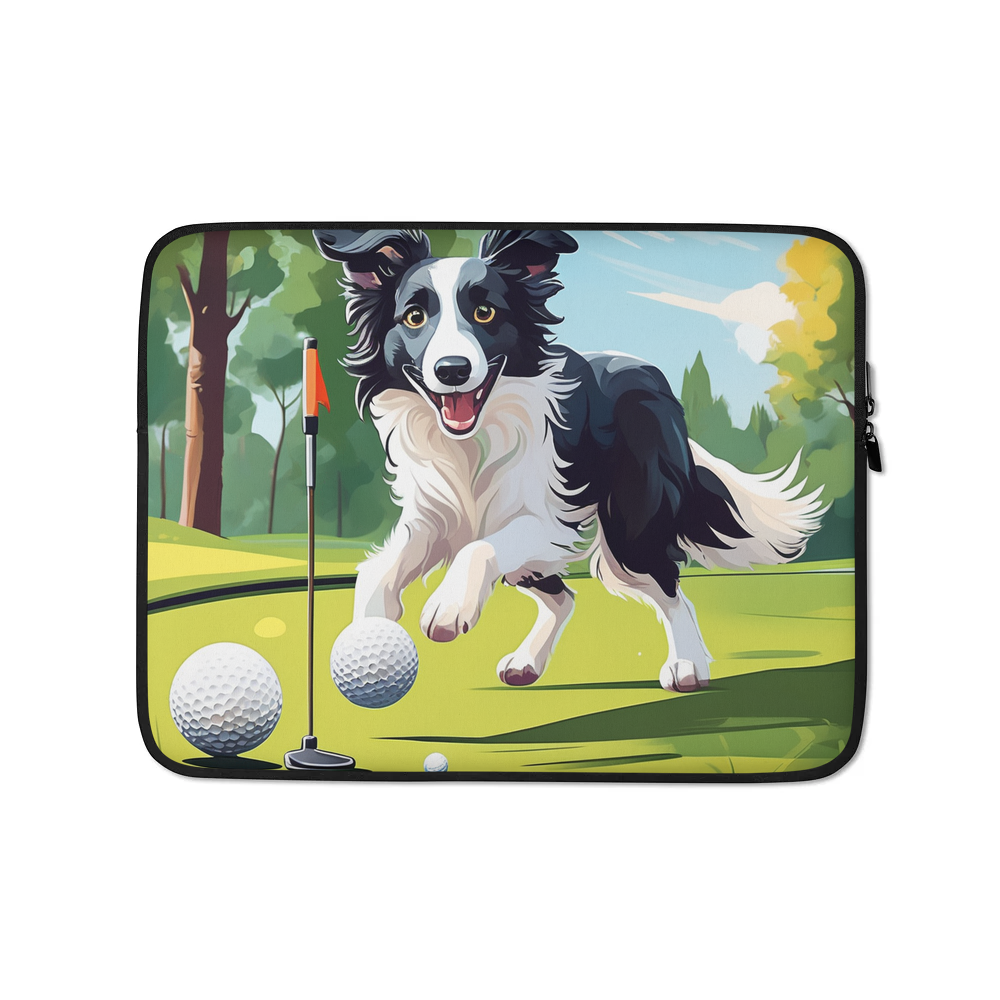 PugMug Custom Border Collie Laptop Sleeve