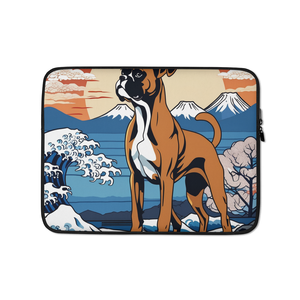 PugMug Custom Boxer Dog Laptop Sleeve