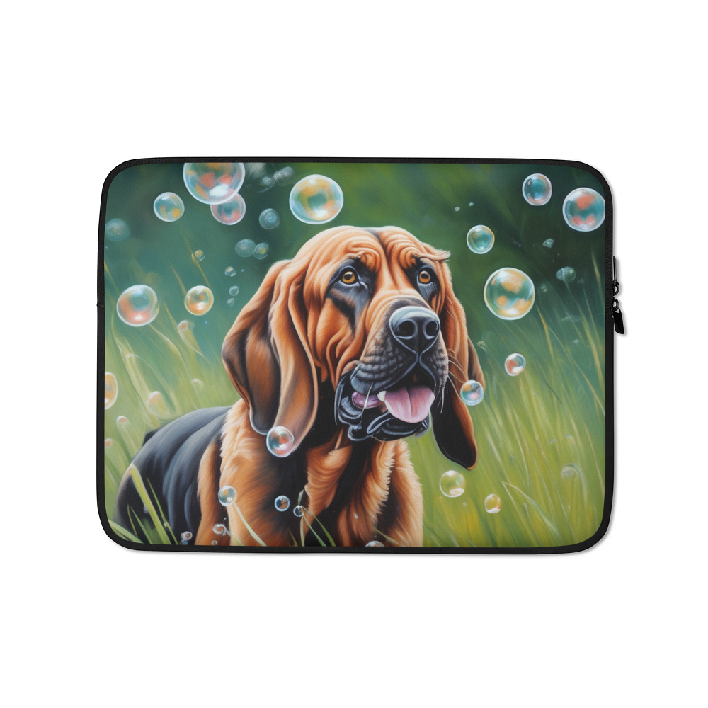 PugMug Custom Bloodhound Laptop Sleeve