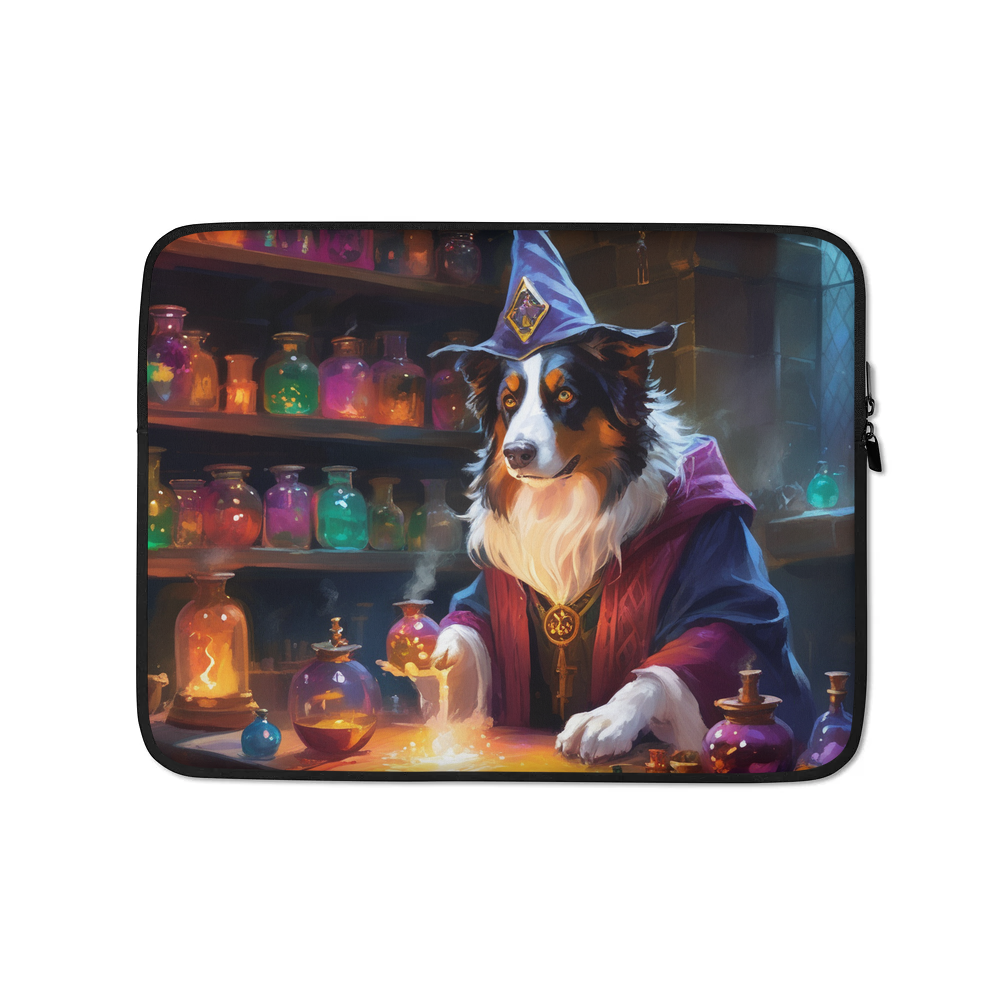 PugMug Custom Miniature American Shepherd Laptop Sleeve