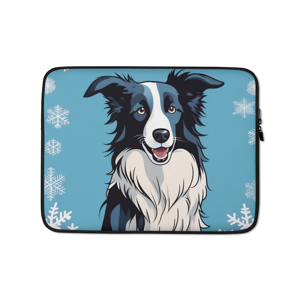 PugMug Custom Border Collie Laptop Sleeve