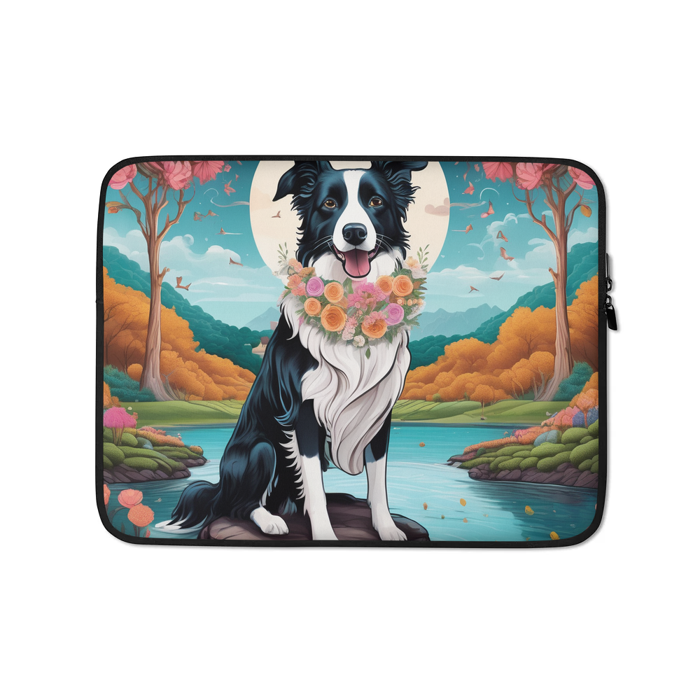PugMug Custom Border Collie Laptop Sleeve