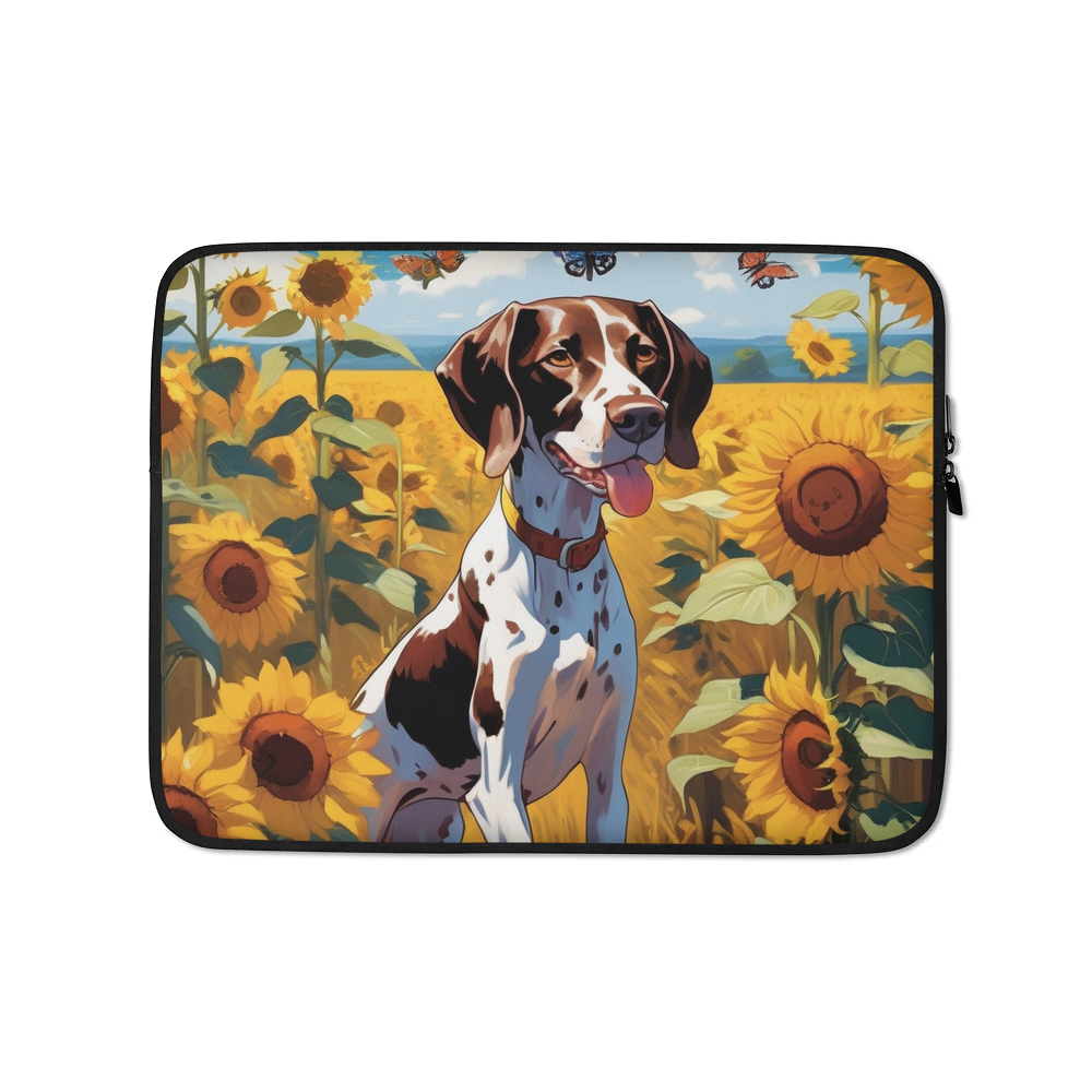 PugMug Custom Pointer Dog Laptop Sleeve