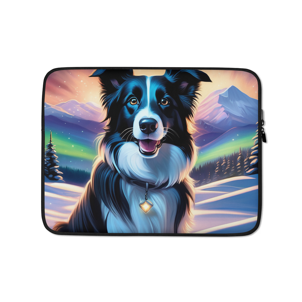 PugMug Custom Border Collie Laptop Sleeve