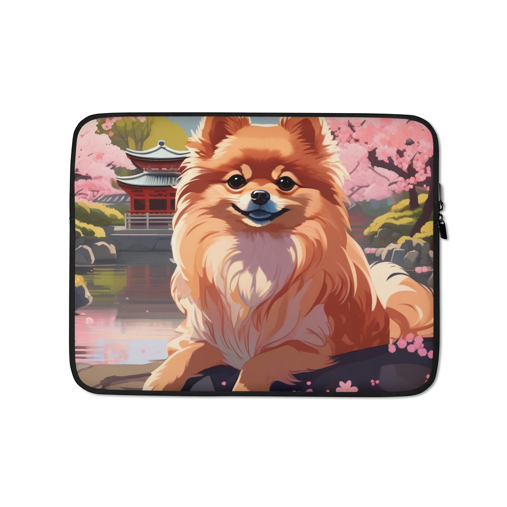 PugMug Custom Tan Pomeranian Laptop Sleeve