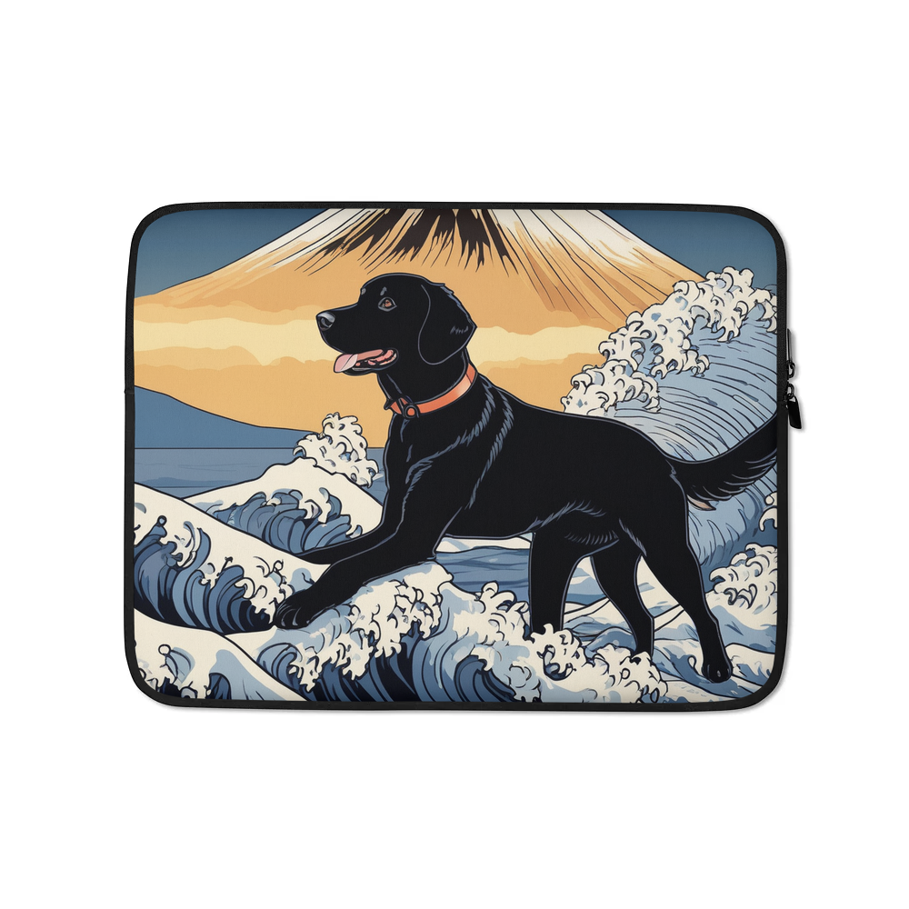 PugMug Custom Black Labrador Retriever Laptop Sleeve