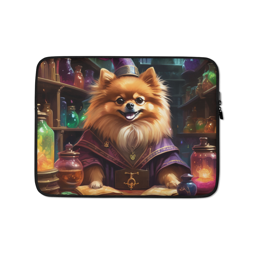 PugMug Custom Tan Pomeranian Laptop Sleeve