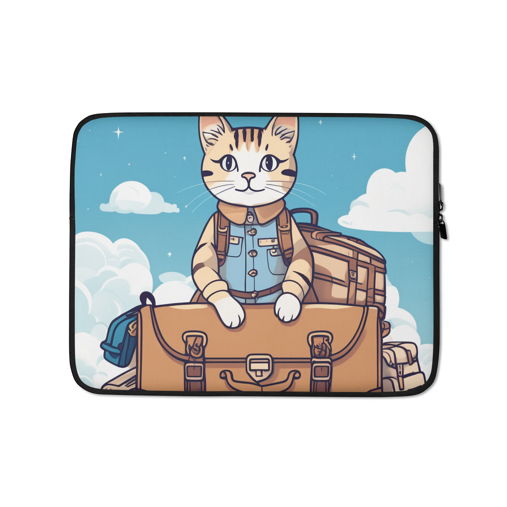 PugMug Custom Tabby Companion Cat Laptop Sleeve