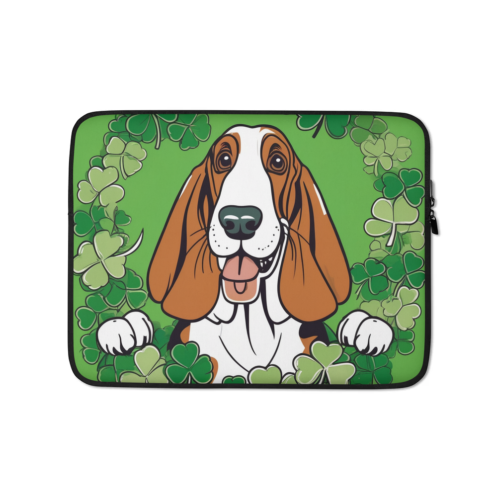 PugMug Custom Basset Hound Laptop Sleeve