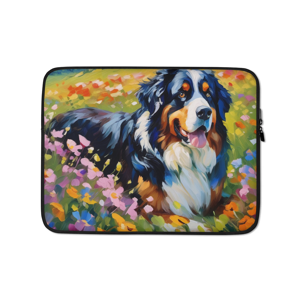 PugMug Custom Bernese Mountain Dog Laptop Sleeve