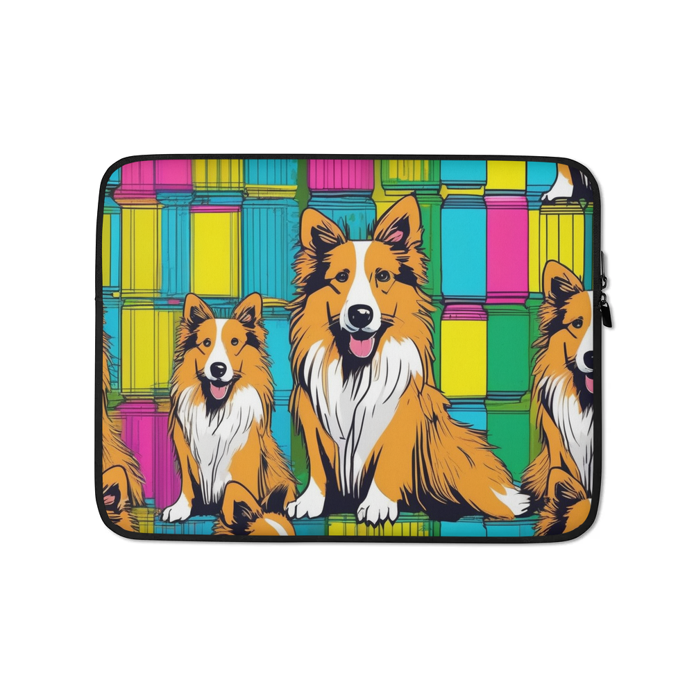 PugMug Custom Shetland Sheepdog Laptop Sleeve