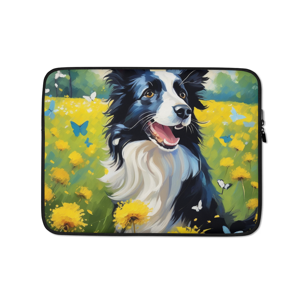 PugMug Custom Border Collie Laptop Sleeve