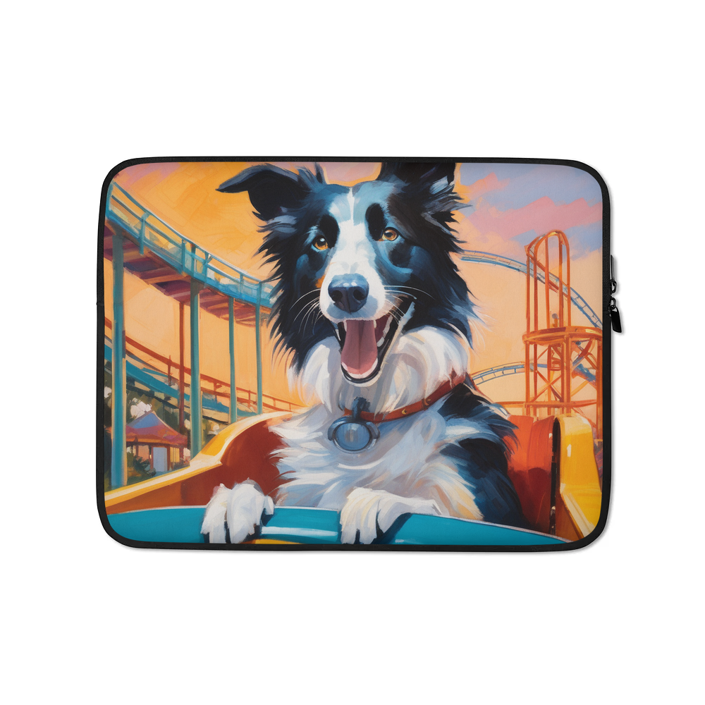 PugMug Custom Border Collie Laptop Sleeve