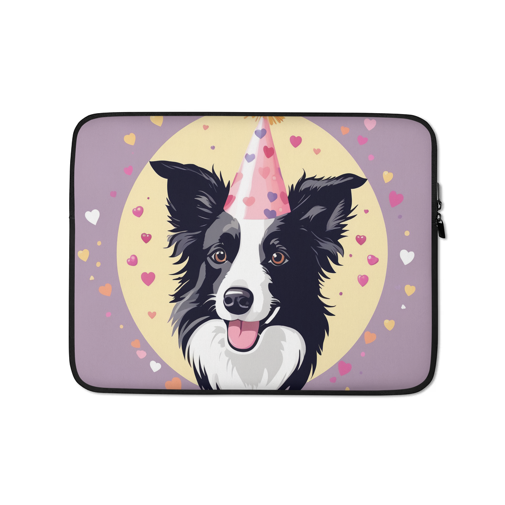 PugMug Custom Border Collie Laptop Sleeve