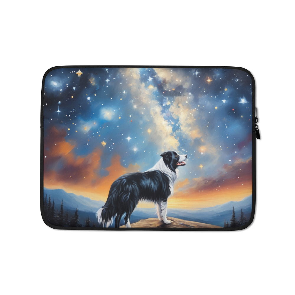 PugMug Custom Border Collie Laptop Sleeve