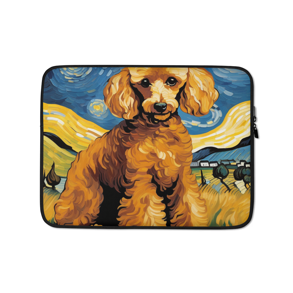 PugMug Custom Tan Poodle Laptop Sleeve