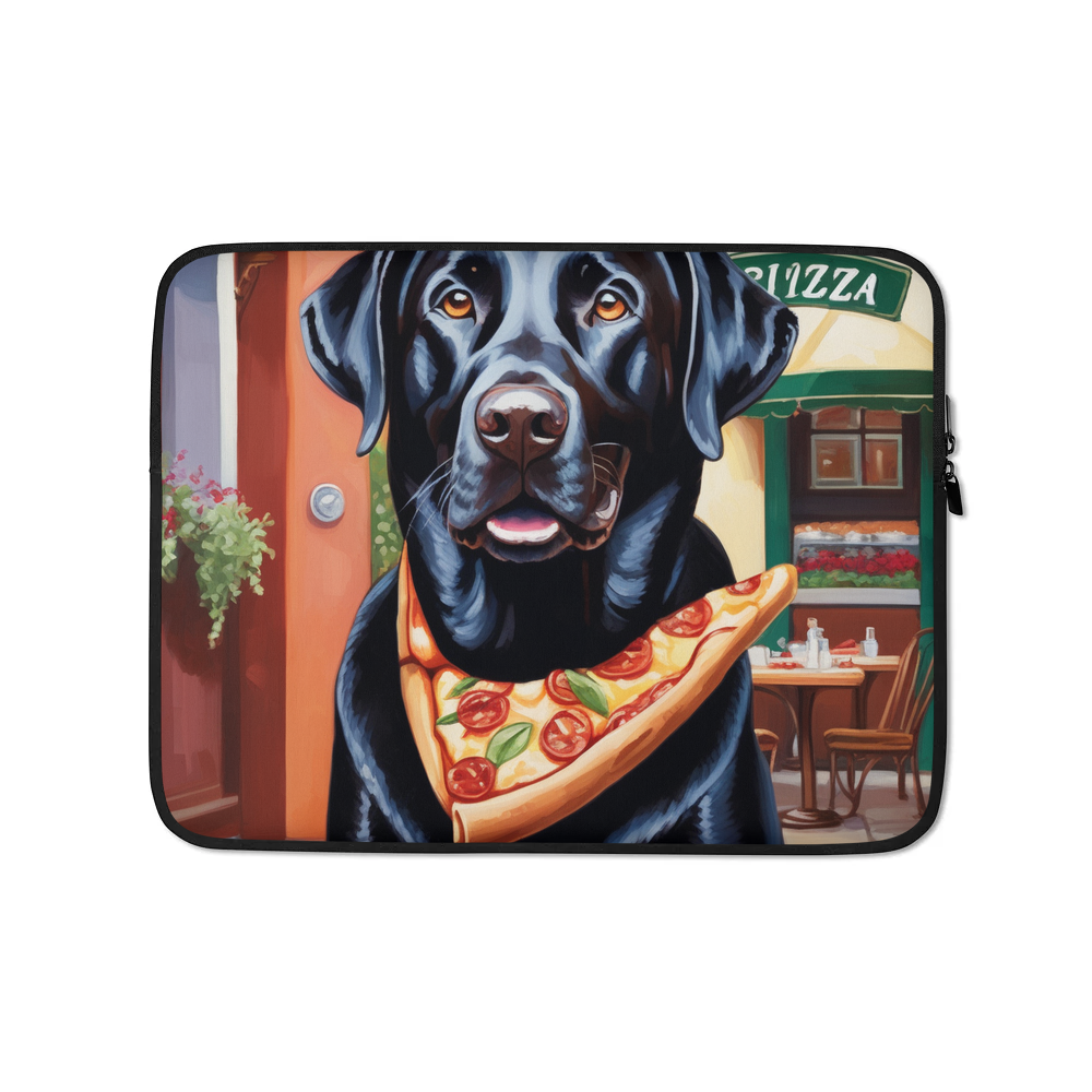 PugMug Custom Black Labrador Retriever Laptop Sleeve