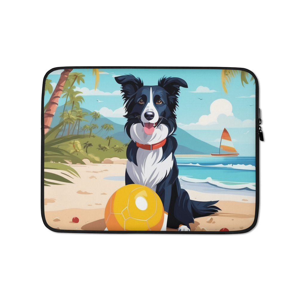 PugMug Custom Border Collie Laptop Sleeve