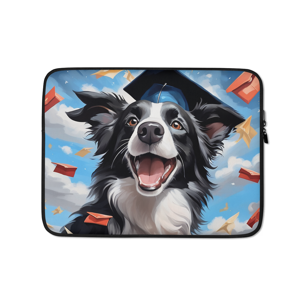 PugMug Custom Border Collie Laptop Sleeve