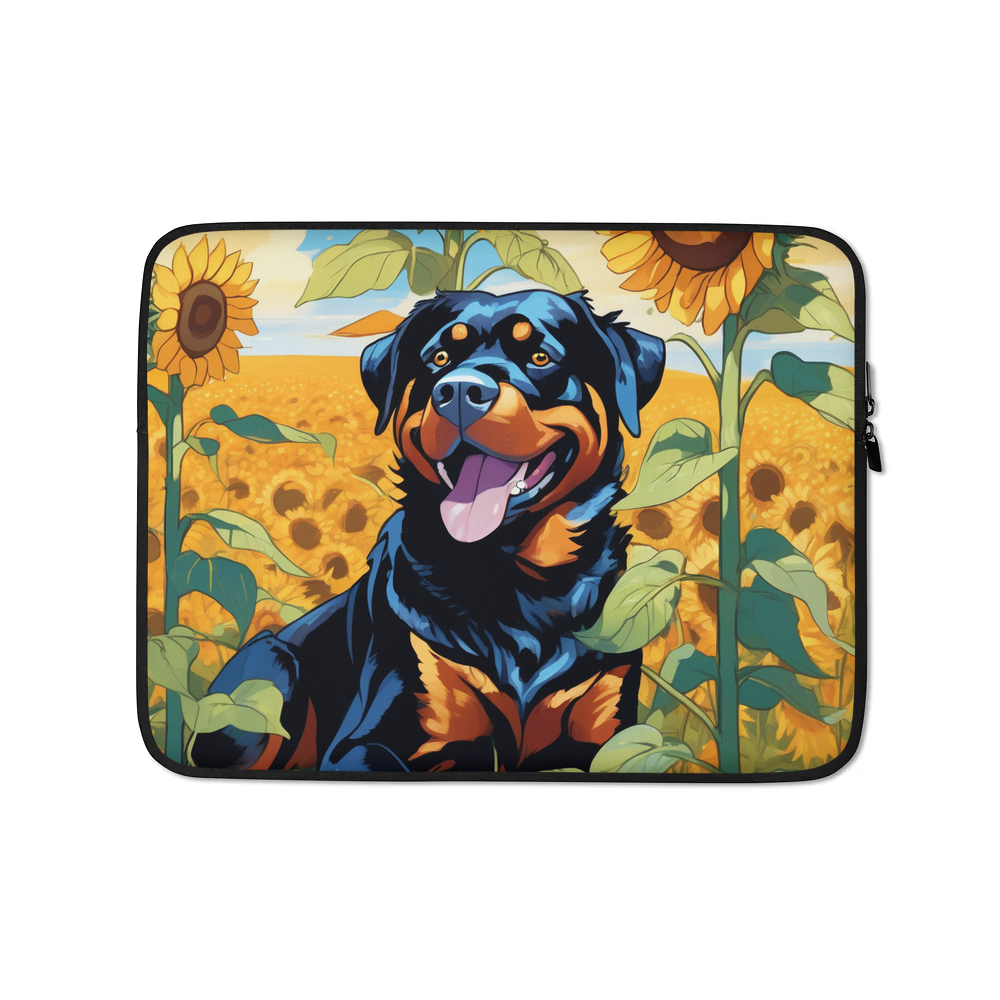 PugMug Custom Rottweiler Laptop Sleeve