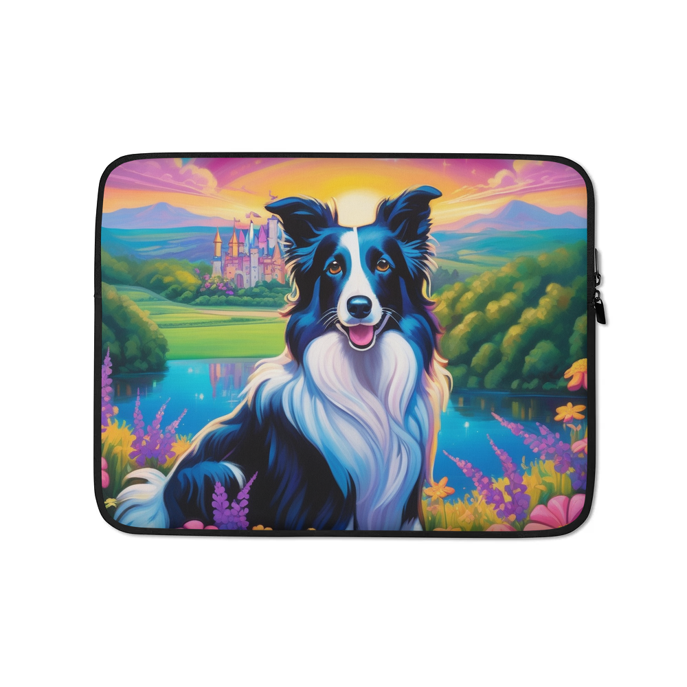PugMug Custom Border Collie Laptop Sleeve