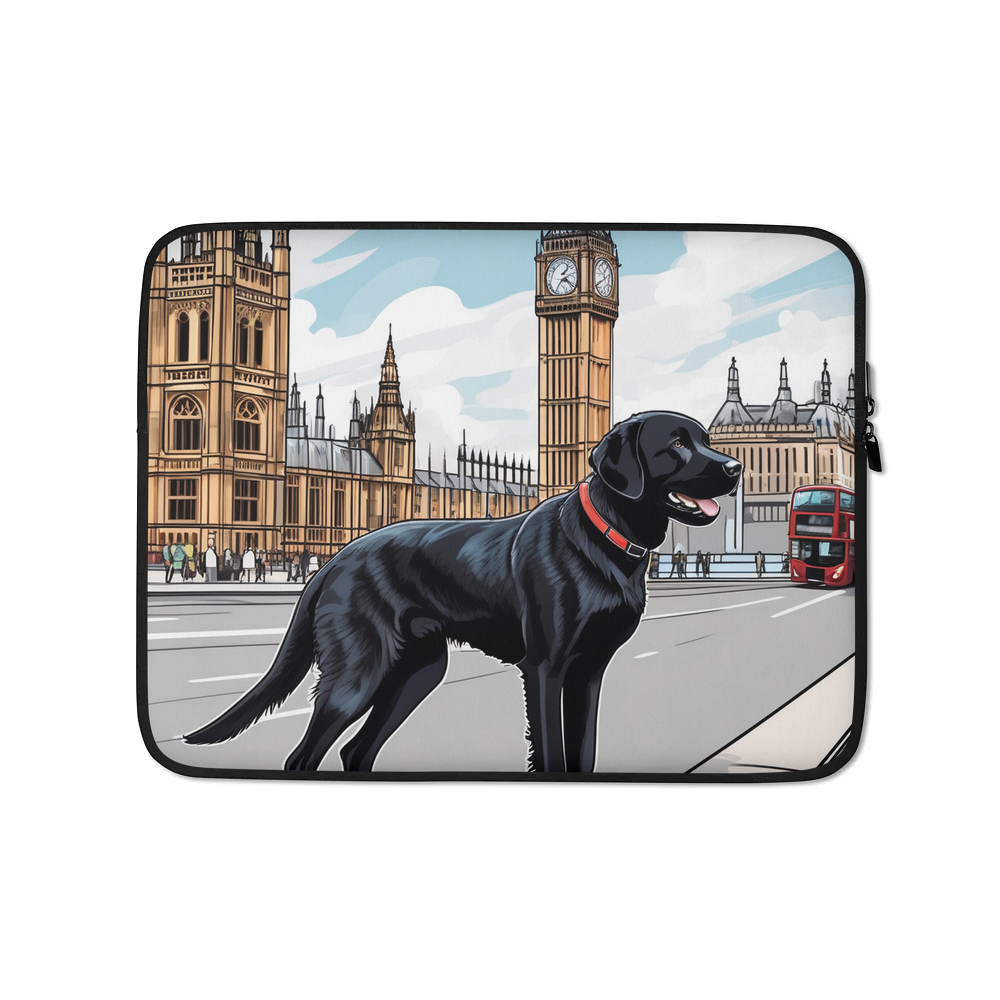 PugMug Custom Black Labrador Retriever Laptop Sleeve